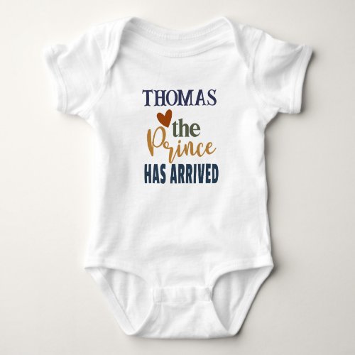 Baby Jersey Bodysuit Personalized