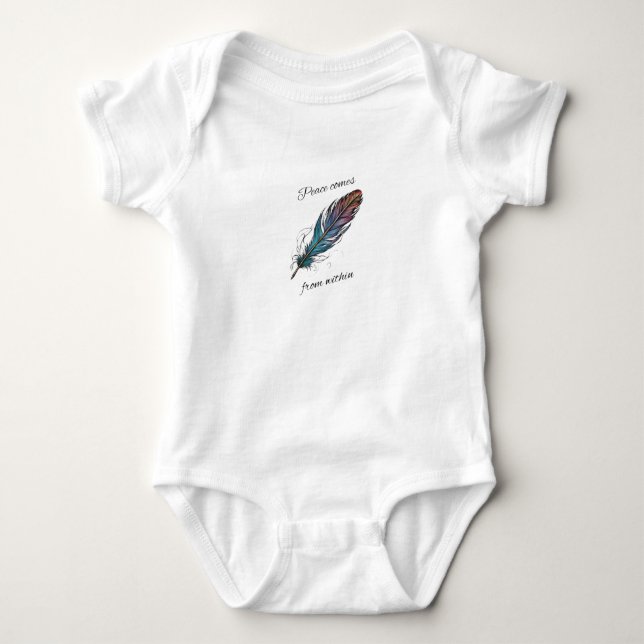 Baby Jersey Bodysuit - Soft & Comfortable Infant W (Front)