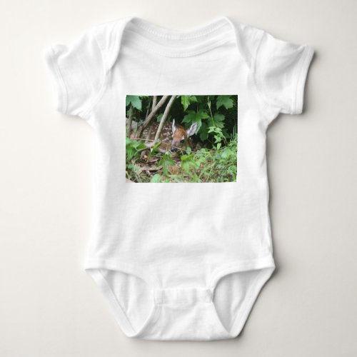 Baby Jersey Bodysuit with Fawn