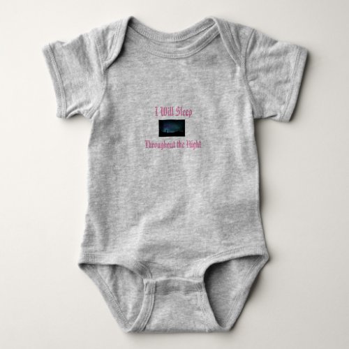 Baby Jersey Bodysuit with Slogan