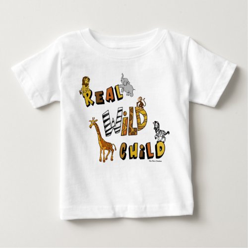 Baby Jersey T_Shirt _ Real Wild Child