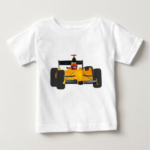 Baby jersey with race car grphic on front baby T_Shirt