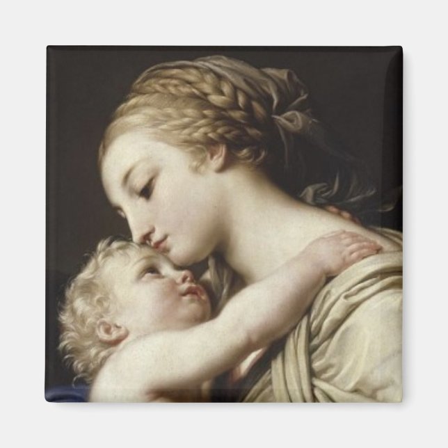 Baby Jesus and Mary Magnet (Front)