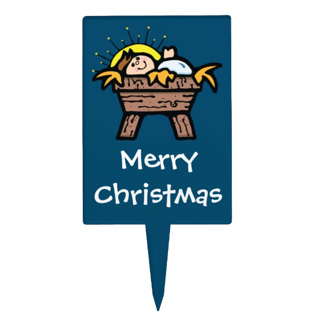 baby jesus cake topper (Front)