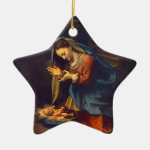 BABY JESUS CERAMIC ORNAMENT