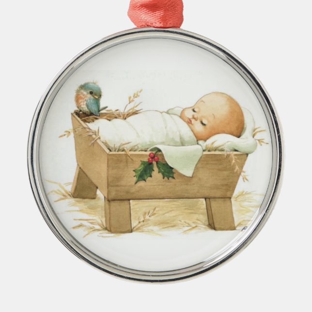Baby Jesus Christmas Ornament (Front)