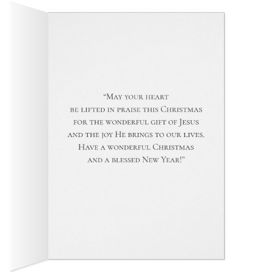 Baby Jesus in Manger Christmas Floral Sheet Music (Inside (Right))