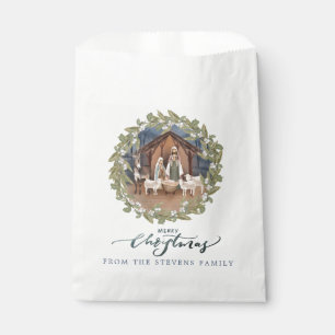 Baby Jesus in the Manger Nativity Favor Bag