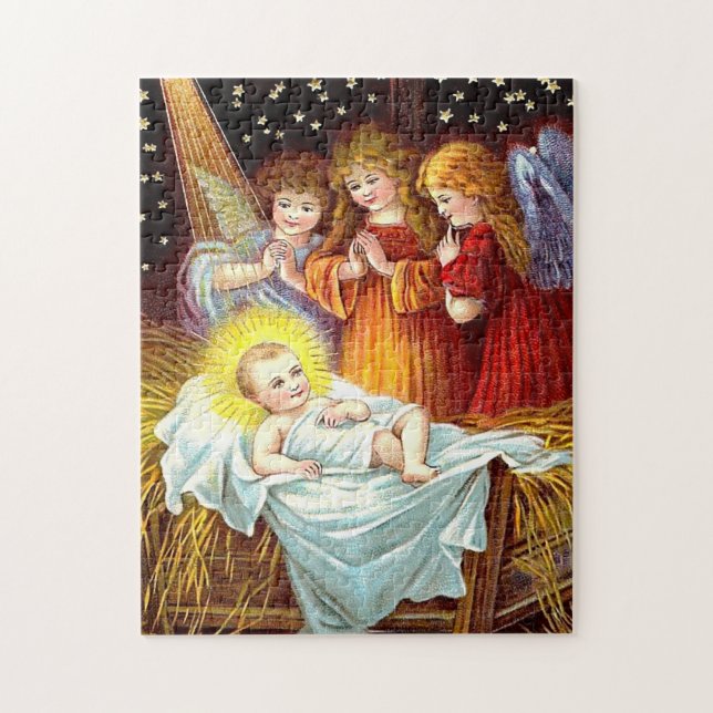 Baby Jesus Jigsaw Puzzle (Vertical)