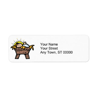 baby jesus label