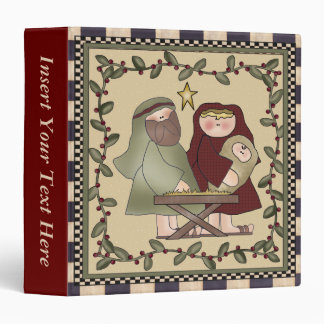 Baby Jesus Manger Avery Binder