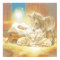 Baby Jesus Nativity with Lambs and Donkey