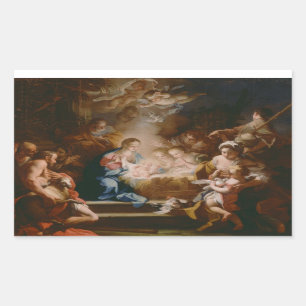 Baby Jesus Rectangular Sticker