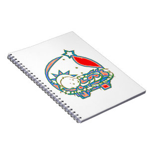 Baby Jesus under a star Notebook
