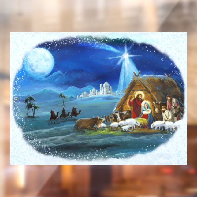 Baby Jesus Window Cling (Sheet 2)
