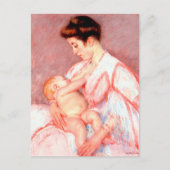 Baby John Being Nursed | Mary Cassatt Postcard (Front)