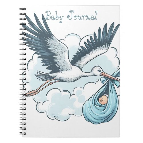 Baby Journal Spiral Photo Notebook