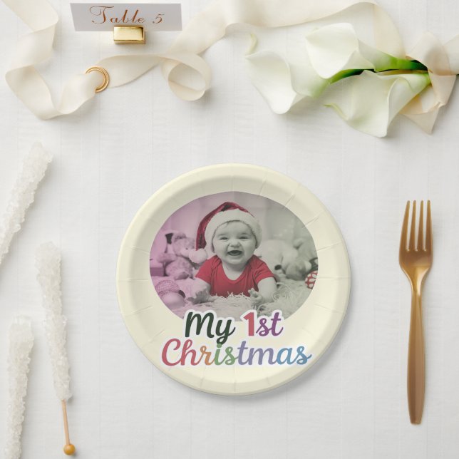Baby Joy Paper Plates (Wedding)