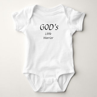 Baby Jumpsuit - God's Little Warrior Bodysuit