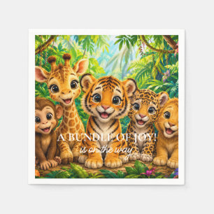 Baby Jungle Animals Napkins