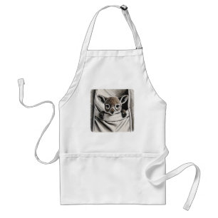 Baby Kangaroo, Cute Joey Adult Apron