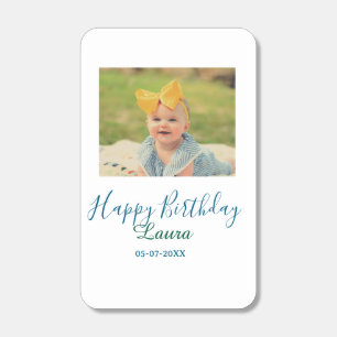 Baby kids 1st birthday add name date add photo matchboxes