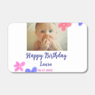 Baby kids 1st birthday add name date add photo matchboxes