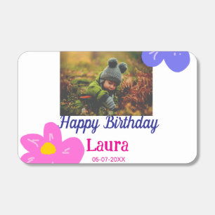 Baby kids 1st birthday add name date add photo matchboxes