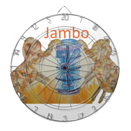 Baby Kids Jambo Jumbo  Elephants Design Dartboard