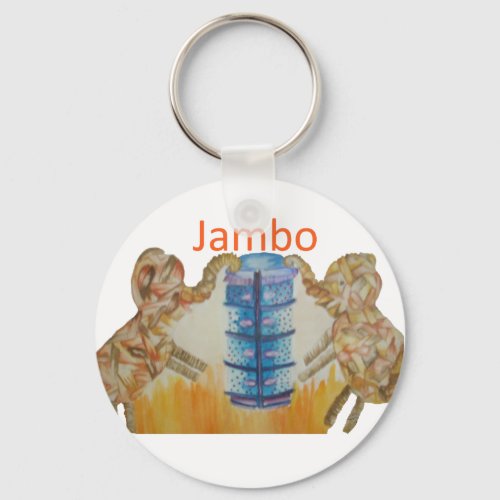 Baby Kids Jambo Jumbo  Elephants Design Keychain