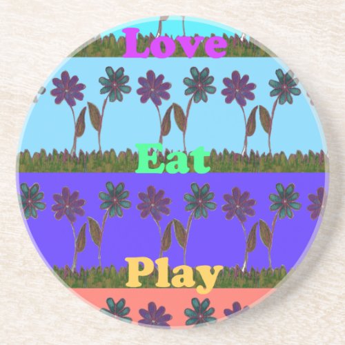 Baby kids love play colorspng drink coaster