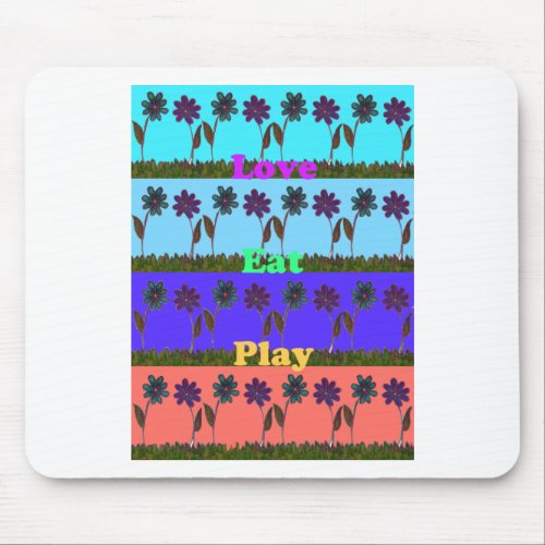 Baby kids love play colorspng mouse pad