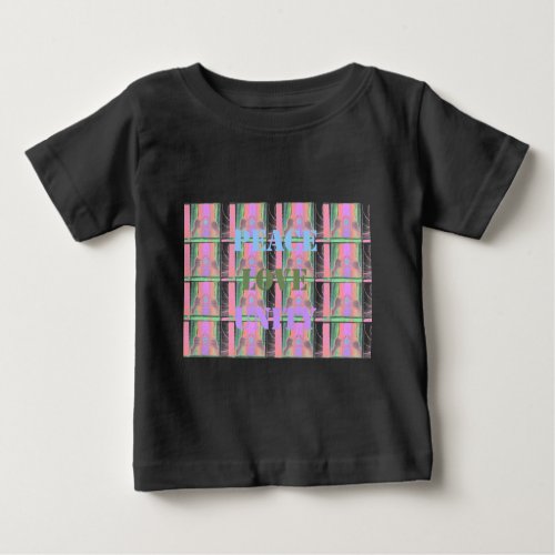 Baby Kids  Peace Love Unity Hakuna Matata designp Baby T_Shirt