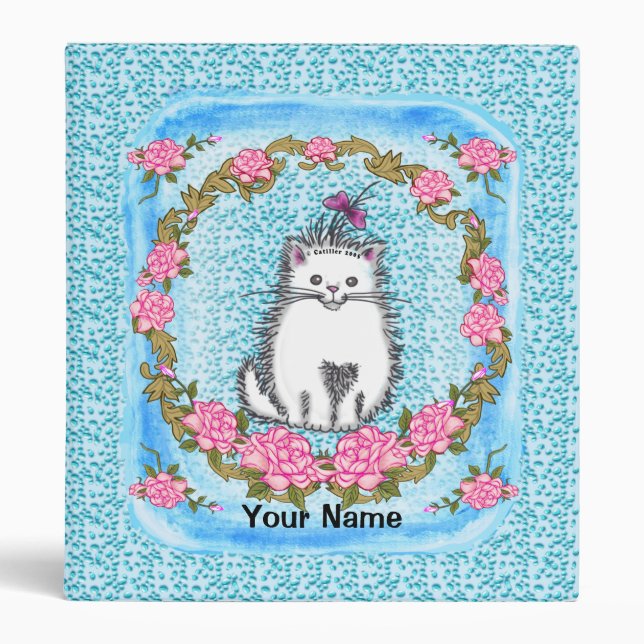 Baby Kitten Cat Binder (Front)