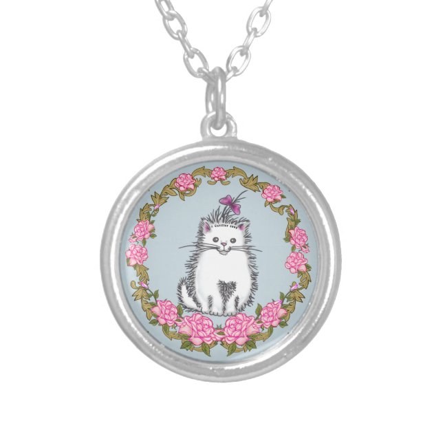 Baby Kitten Cat Necklace (Front)