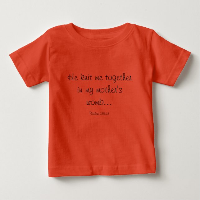 Baby Knit Together Baby T-Shirt (Front)