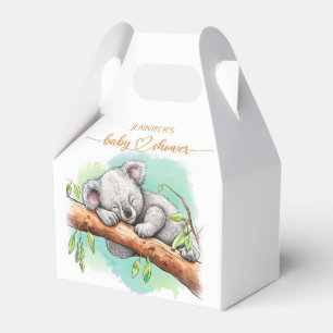 Baby Koala Baby Shower Favor Box