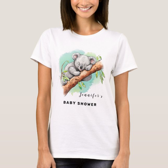 Baby Koala Baby Shower T-Shirt (Front)