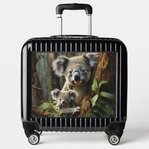 Baby Koala Bear and Mom Luggage