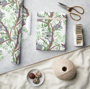 Baby Koala Bear Wrapping Paper