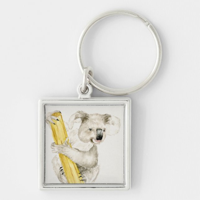 Baby Koala | Cute & Furry Keychain (Front)