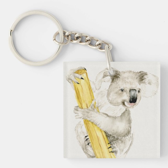 Baby Koala | Cute & Furry Keychain (Front)