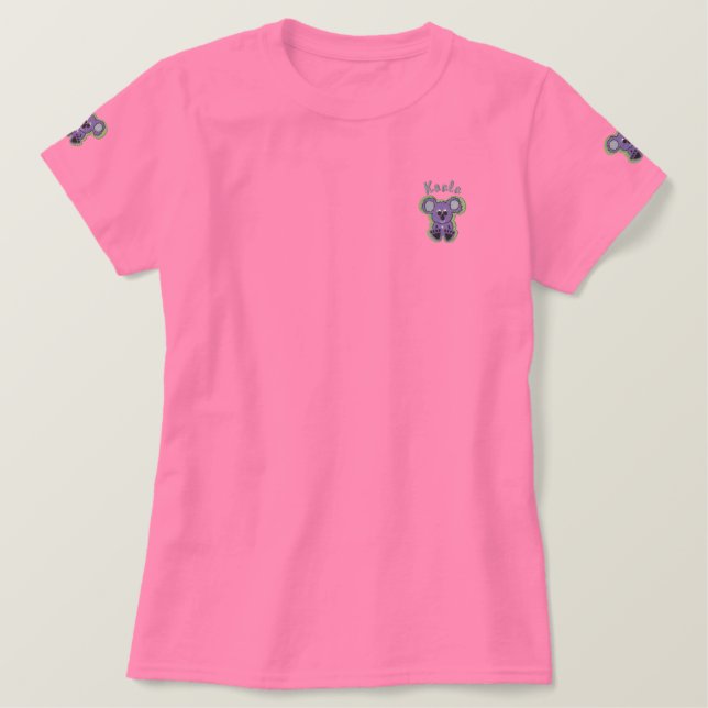 Baby Koala Embroidered Shirt (Design Front)