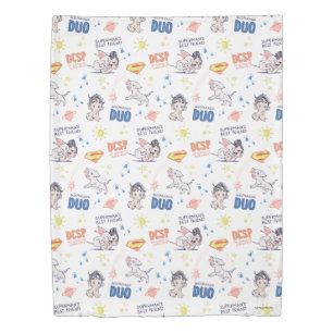 Baby Krypto & Superman Pattern Duvet Cover