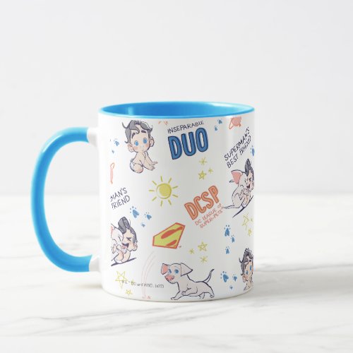 Baby Krypto  Superman Pattern Mug