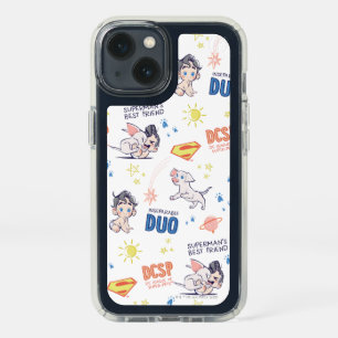 Baby Krypto & Superman Pattern Speck iPhone 13 Case