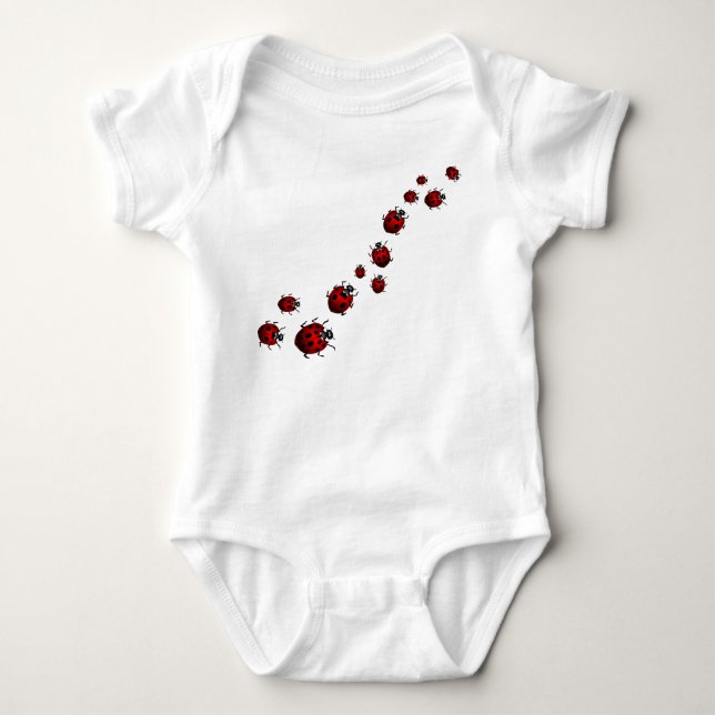 Baby Ladybug Shirt Bodysuit Ladybug Gifts (Front)
