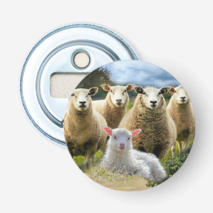 Baby Lamb Sheep Herd Flock Bottle Opener