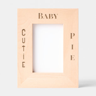 Baby Laser Etched Picture Frame Engraved Frames