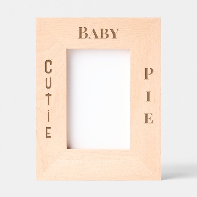  Baby Laser Etched Picture Frame Engraved Frames (Front)